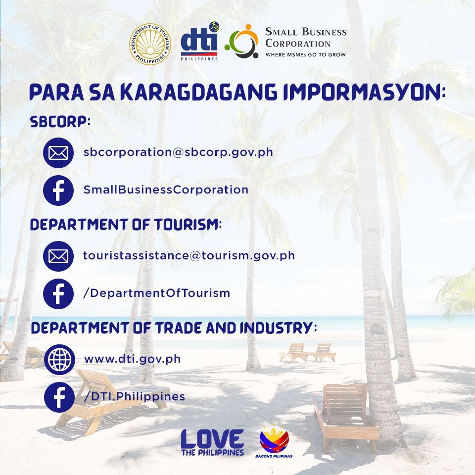 Apply Now Turismo Asenso Tourism Business Growth